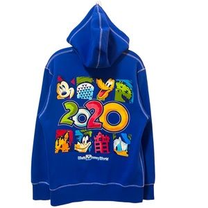Walt Disney World 2020 Blue Graphic Zip Up Hoodie